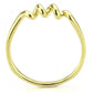 TK3626 - IP Gold(Ion Plating) Stainless Steel Ring with No Stone-2