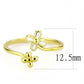 TK3631 - IP Gold(Ion Plating) Stainless Steel Ring with No Stone-1