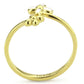 TK3631 - IP Gold(Ion Plating) Stainless Steel Ring with No Stone-2