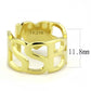 TK3640 - IP Gold(Ion Plating) Stainless Steel Ring with No Stone-1