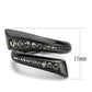 TK3692 - IP Black(Ion Plating) Stainless Steel Ring with Top Grade Crystal  in Black Diamond-1