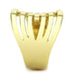 TK3717 - IP Gold(Ion Plating) Stainless Steel Ring with No Stone-4