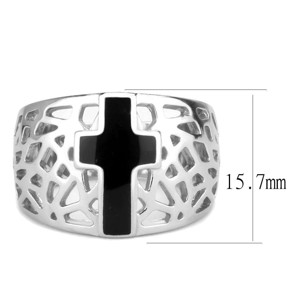 TK3720 - High polished (no plating) Stainless Steel Ring with No Stone-1