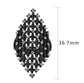 TK3750 IP Black Stainless Steel Ring with Top Grade Crystal in Clear-2