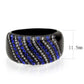 TK3751 IP Black  Stainless Steel Ring with AAA Grade CZ in Blue-1