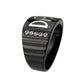 TK3759 - Two Tone IP Black (Ion Plating) Stainless Steel Ring with Top Grade Crystal in Clear-3