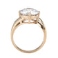 TK3785 - IP Rose Gold(Ion Plating) Stainless Steel Ring with AAA Grade CZ in Clear-2