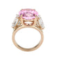 TK3789 - IP Rose Gold(Ion Plating) Stainless Steel Ring with AAA Grade CZ in Rose-2