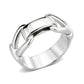 TK3803 - High polished (no plating) Stainless Steel Ring with NoStone in No Stone-0