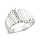 TK3804 - High polished (no plating) Stainless Steel Ring with NoStone in No Stone-0