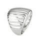 TK3805 - High polished (no plating) Stainless Steel Ring with NoStone in No Stone-3