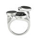 TK3821 - High polished (no plating) Stainless Steel Ring with AAA Grade CZ in Clear-2