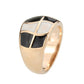 TK3827 - IP Rose Gold(Ion Plating) Stainless Steel Ring with NoStone in No Stone-3