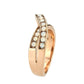 TK3828 - IP Rose Gold(Ion Plating) Stainless Steel Ring with Top Grade Crystal in Fireopal-3