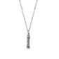 TK3853I High Polished Stainless Steel Chain Initial Pendant - Letter I-0