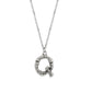 TK3853Q High Polished Stainless Steel Chain Initial Pendant - Letter Q-0