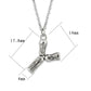 TK3853Y High Polished Stainless Steel Chain Initial Pendant - Letter Y-2
