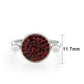 TK385407 - High polished (no plating) Stainless Steel Ring with Top Grade Crystal in Light Siam-1