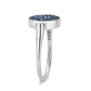 TK385409 - High polished (no plating) Stainless Steel Ring with Top Grade Crystal in Montana-4