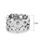 TK3865 - High polished (no plating) Stainless Steel Ring with NoStone in No Stone-1