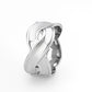 TK3866 - High polished (no plating) Stainless Steel Ring with NoStone in No Stone-3
