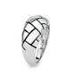 TK3871 - High polished (no plating) Stainless Steel Ring with Epoxy in No Stone-3