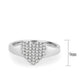 TK3872 - High polished (no plating) Stainless Steel Ring with AAA Grade CZ in Clear-1