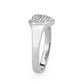 TK3872 - High polished (no plating) Stainless Steel Ring with AAA Grade CZ in Clear-3