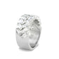 TK3877 - High polished (no plating) Stainless Steel Ring with AAA Grade CZ in Clear-3