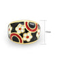 TK3880 - IP Gold(Ion Plating) Stainless Steel Ring with Epoxy in MultiColor-1