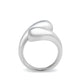 TK3883 - High polished (no plating) Stainless Steel Ring with Epoxy in Jet-2