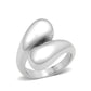 TK3883 - High polished (no plating) Stainless Steel Ring with Epoxy in Jet-0