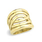 TK3885 - IP Gold(Ion Plating) Stainless Steel Ring with NoStone in No Stone-0