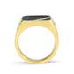 TK3898 - IP Gold(Ion Plating) Stainless Steel Ring with Top Grade Crystal in Clear-2