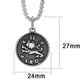 TK3921 - High polished (no plating) Stainless Steel Chain Pendant with NoStone in No Stone-0