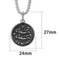 TK3924 - High polished (no plating) Stainless Steel Chain Pendant with NoStone in No Stone-0