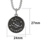 TK3926 - High polished (no plating) Stainless Steel Chain Pendant with NoStone in No Stone-0