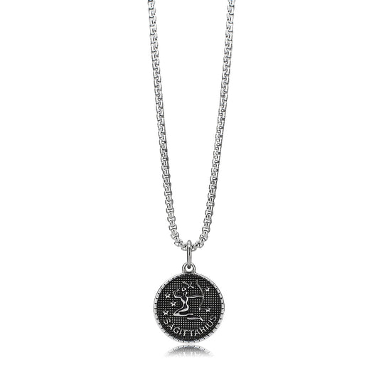 TK3927 - High polished (no plating) Stainless Steel Chain Pendant with NoStone in No Stone-1