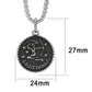 TK3927 - High polished (no plating) Stainless Steel Chain Pendant with NoStone in No Stone-0