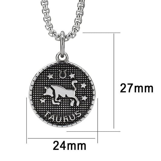 TK3928 - High polished (no plating) Stainless Steel Chain Pendant with NoStone in No Stone-0