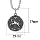 TK3931 - High polished (no plating) Stainless Steel Chain Pendant with NoStone in No Stone-0