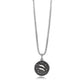 TK3932 - High polished (no plating) Stainless Steel Chain Pendant with NoStone in No Stone-1