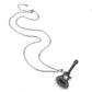 TK3933 - High polished (no plating) Stainless Steel Chain Pendant with Top Grade Crystal in Clear-2