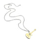 TK3934 - Two Tone IP Gold (Ion Plating) Stainless Steel Chain Pendant with Top Grade Crystal in Clear-2