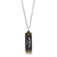 TK3936 - Two Tone IP Gold (Ion Plating) Stainless Steel Chain Pendant with NoStone in No Stone-3