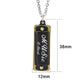 TK3936 - Two Tone IP Gold (Ion Plating) Stainless Steel Chain Pendant with NoStone in No Stone-0