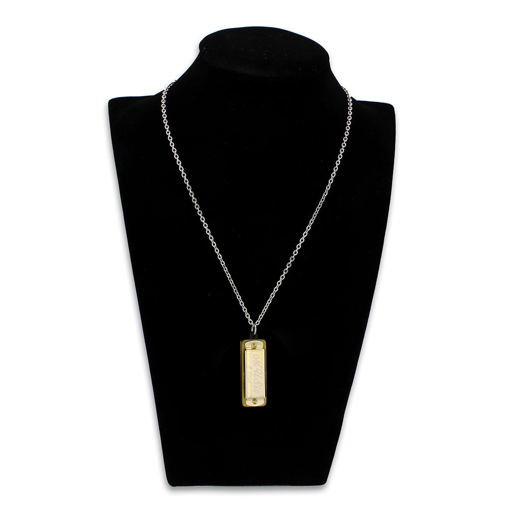 TK3937 - Two Tone IP Gold (Ion Plating) Stainless Steel Chain Pendant with NoStone in No Stone-1