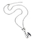 TK3938 - High polished (no plating) Stainless Steel Chain Pendant with NoStone in No Stone-2