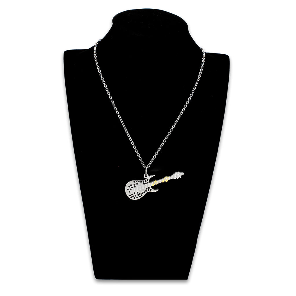 TK3939 - Two Tone IP Gold (Ion Plating) Stainless Steel Chain Pendant with NoStone in No Stone-1