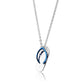 TK3940 - High polished (no plating) Stainless Steel Chain Pendant with Top Grade Crystal in Clear-3